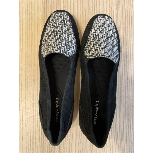 Easy Spirit Women's Devitt17 Loafer Black/white Size 7 - Picture 3 of 8
